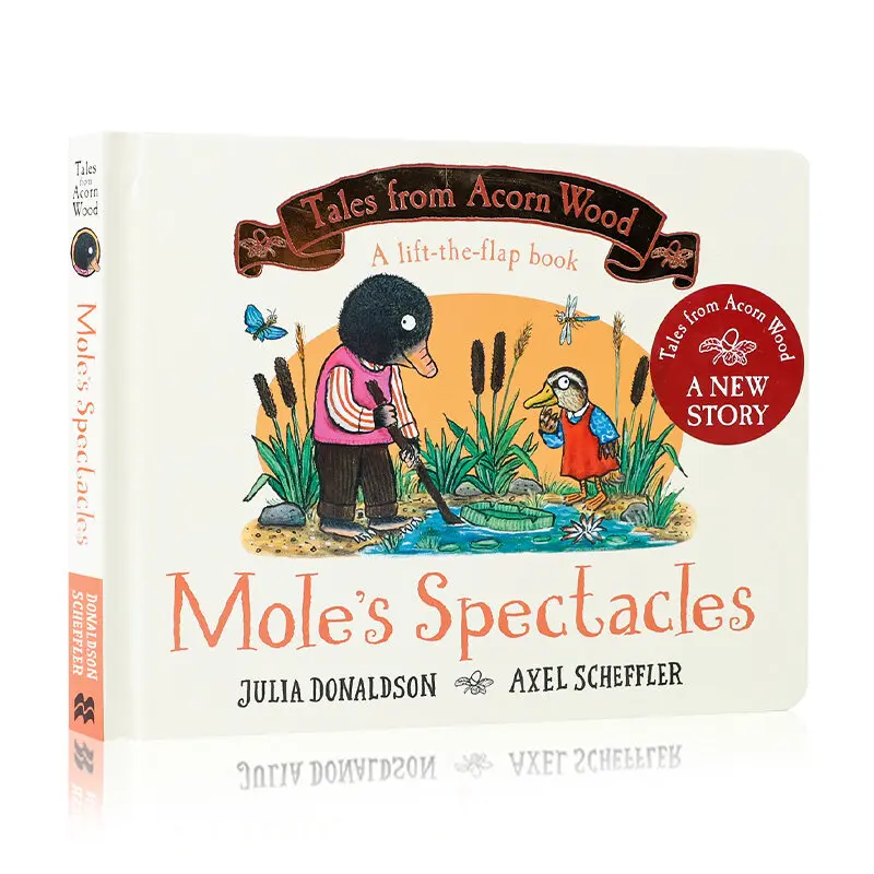 

Очки MiluMilu Spot с англоязычными оригинальными сказками от Acorn Wood Moles, история дубового леса #7, очки родительницы