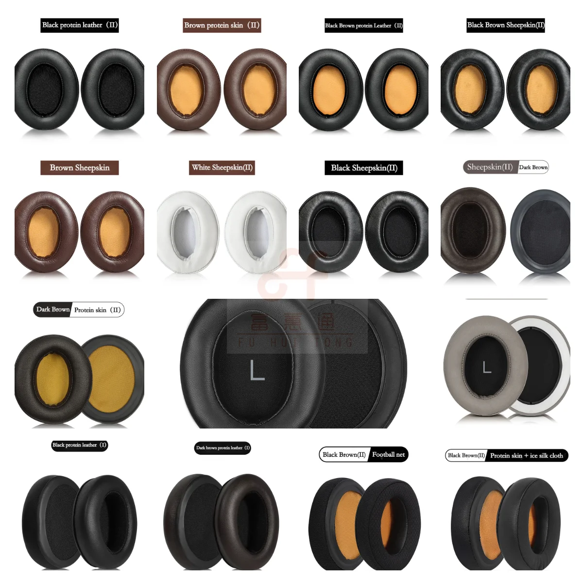 

Replacement Ear Pads for Sennheiser Momentum 1.0 2.0 3.0 Over-Ear Headphones Cushions, Headset Cups Repair Parts