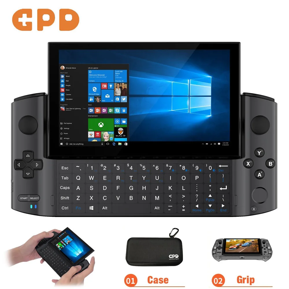 Игровой ноутбук ручной GPD WIN 3 WIN3 Мини 6 дюймов экран ЦП Intel Core i7 ОЗУ 16 Гб SSD ТБ