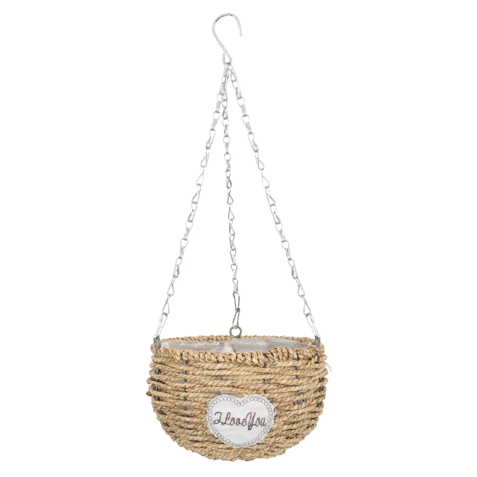 

1Pc Creative Woven Hanging Flower Container Balcony Garden Flowerpot Pendant