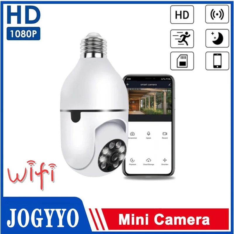 

Ip-камера видеонаблюдения с лампочками E27 и функцией ночного видения, 360 °