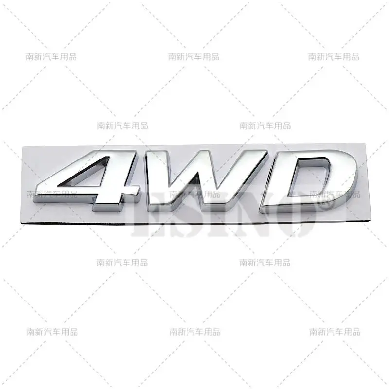 

Стайлинг автомобиля 3D 4WD металлический цинковый сплав задний багажник, клейкий значок на крыло, эмблема смещения кузова задней двери для Hyundai Tucson IX45 IX35