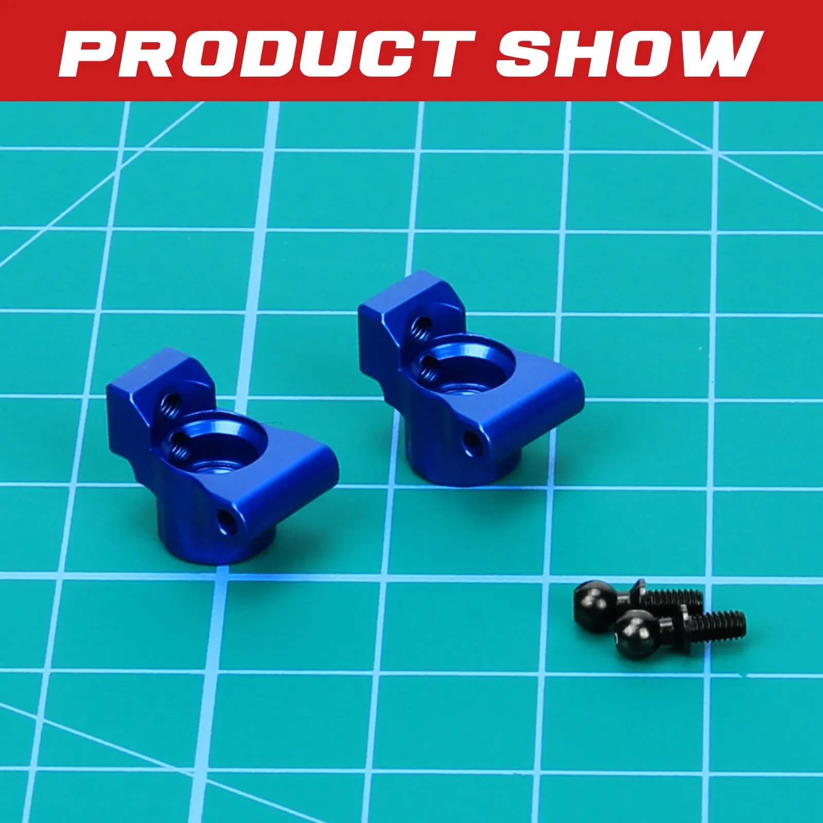 Задняя Ступица автомобиля RCAWD из сплава Mini-T 2 0 Mini-B для Losi 1/16 mini-B 1/18 mini-T 2WD