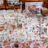 150 pcs stickersdecorative paper mixed set diy diary album hand made scrapbooking collage material junk journal supplies