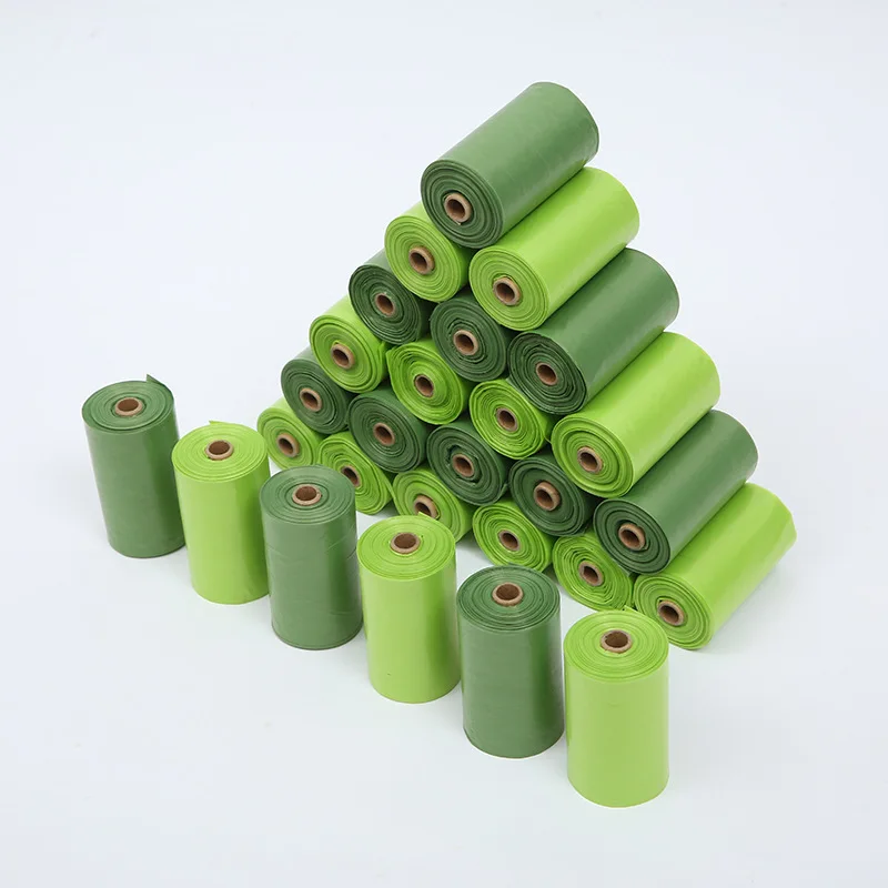 Биоразлагаемые мешки для мусора домашних животных толщина 1 5 микрон собачьих