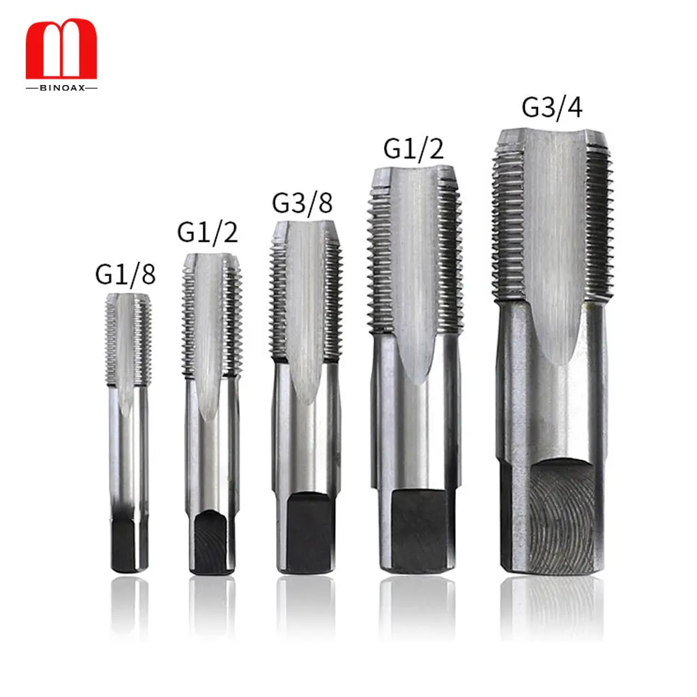 

BINOAX BSP Taper Pipe Tap Metal Screw Thread 1/8" 1/4" 3/8" 1/2" 3/4"