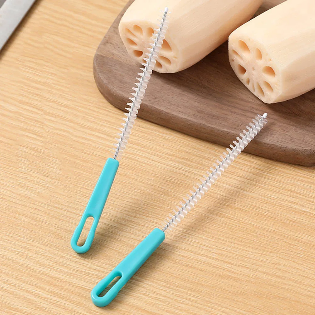 

Lotus Root Hole Brush Lotus Root Brush Decorating Mouth Brush Cleaning Bottle Water Cup Straw Brush Lotus Root Hole Stainless