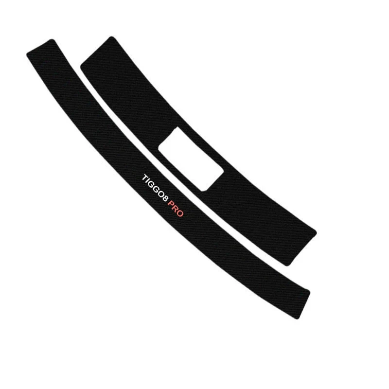 Наклейка на заднюю панель автомобильной двери для Chery Tiggo 8 Pro 2023 2022 2021 из углеродного волокна