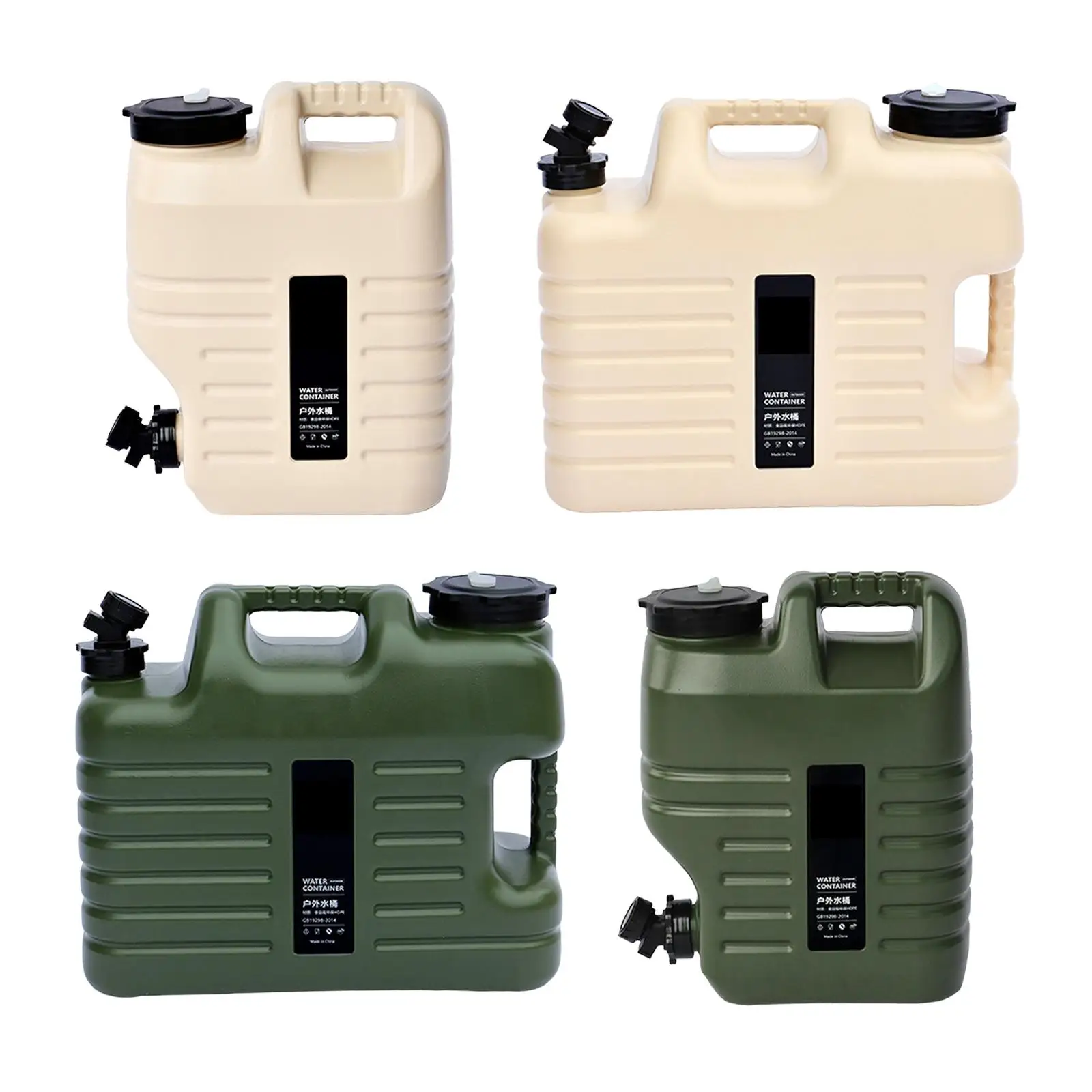 

Camping Water Storage Jug with Faucet Drink Dispenser for Outside Activities