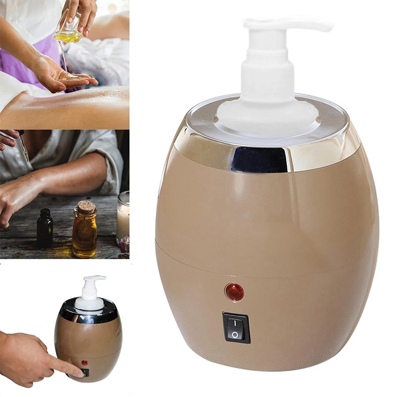 1PC Massage Oil Heater Quickly Heating 60℃ Temperature Heating Essential Oil Warmer Single Bottle For Lotion Cream EU 220V