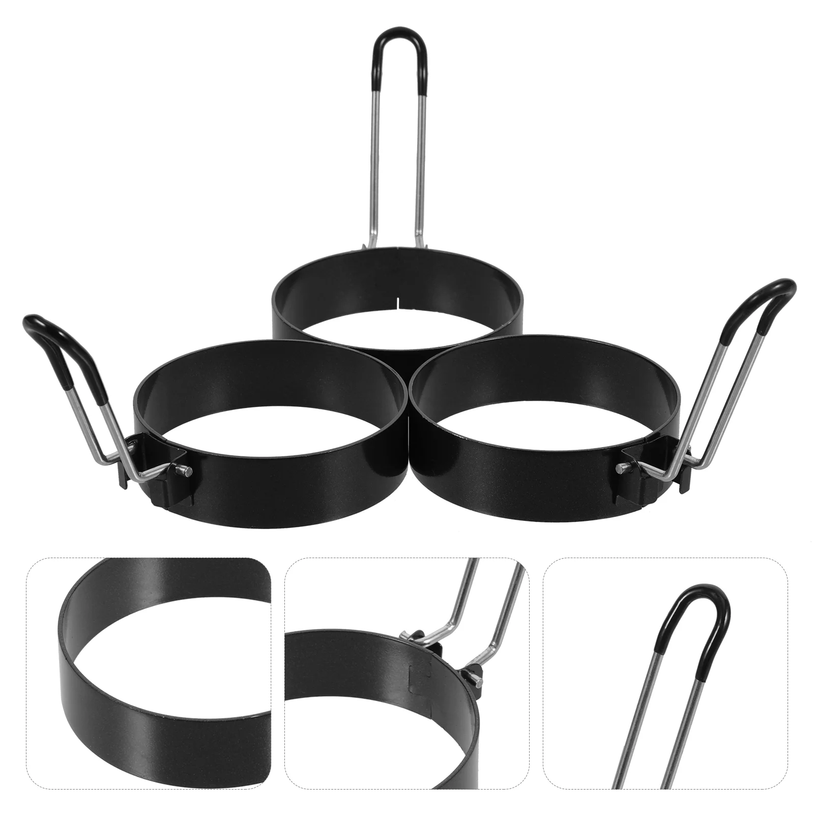 

Egg Ring Mold Rings Pancake Frying Molds Cooking Omelet Round Panomelette Cooker Poacher Maker Fried Stick Non Shaper Circles