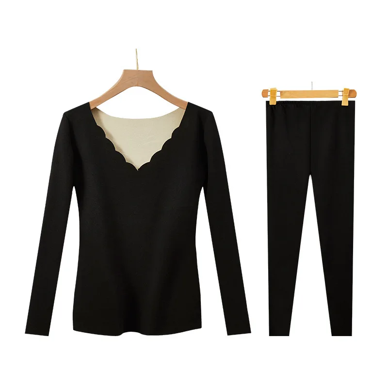 Thermal underwear women's suit plusshirt clothes long trousers warm blouse autumn electric thermal underwear