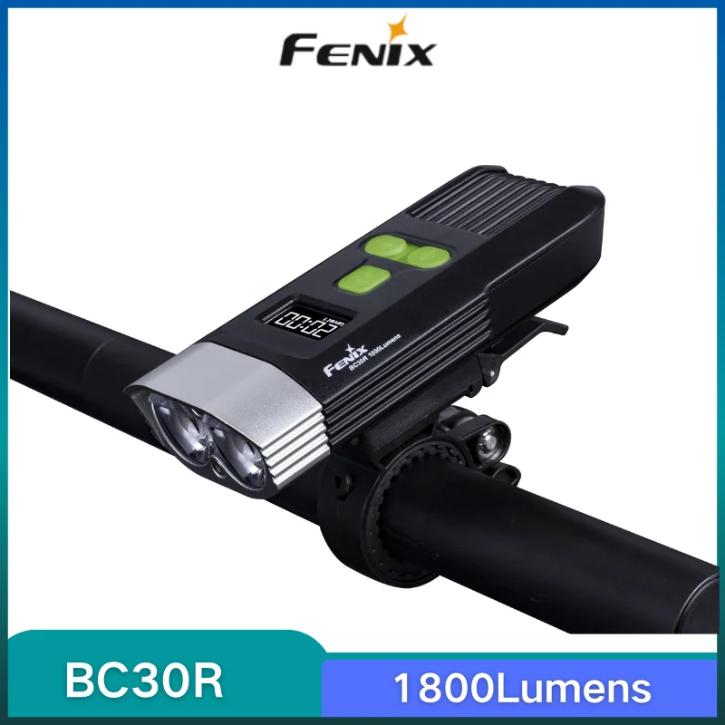

Светильник велосипедный Fenix BC30R Аккумуляторный с Oled-дисплеем, 1800 лм, 5200 мА · ч