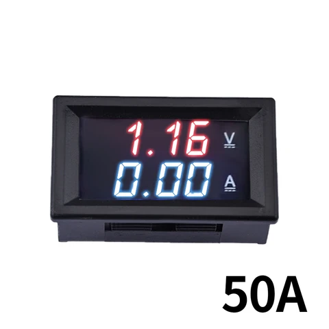 diymore DC 100V 10A 50A 100A Мини цифровой вольтметр амперметр