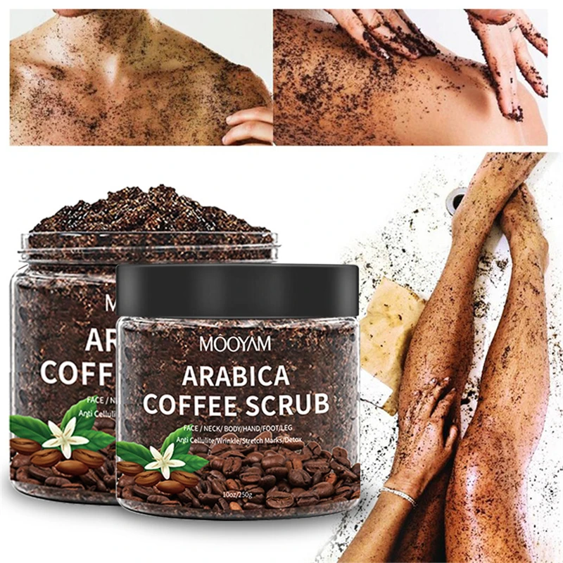 

Coffee Scrub Face Body Gentle Cleansing Coffee Bath Salts Body Scrub For Rough and Dry Pigmentation Body Face Skin Care