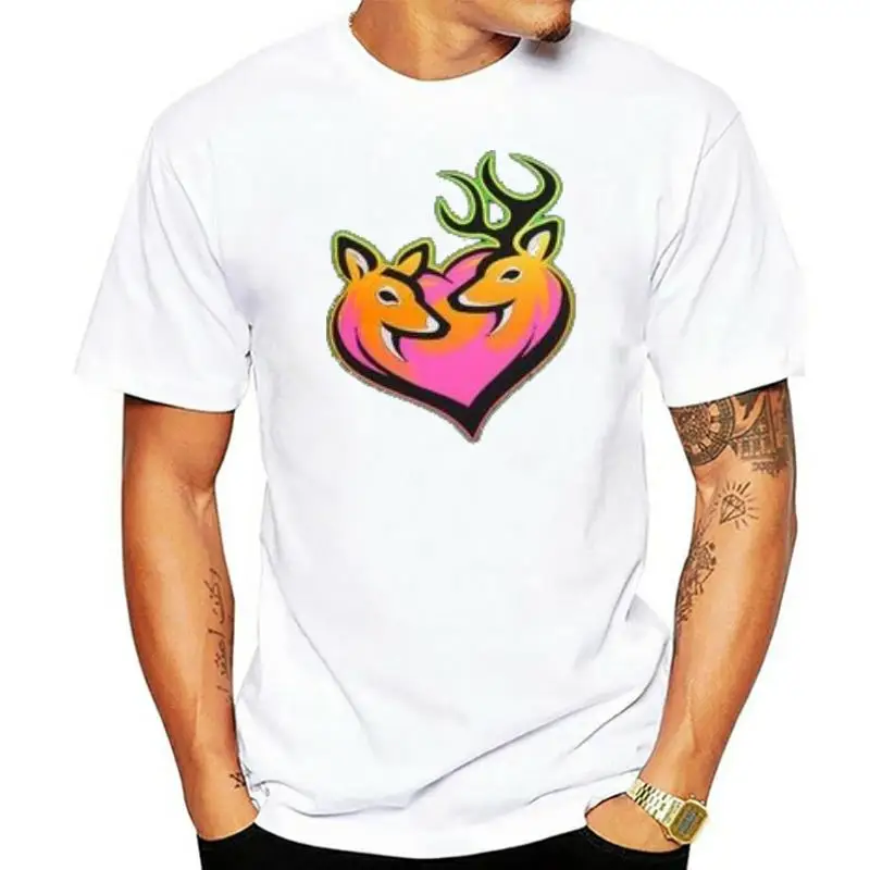 

Женская розовая камуфляжная футболка для девушек охоты тоже любят оленя Южная охотничья футболка