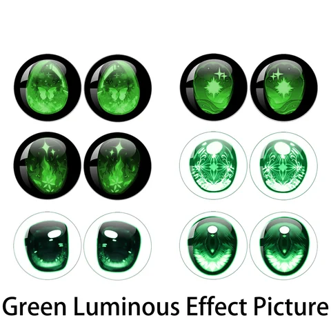 Световые стеклянные кабошоны для глаз MSCHENGDORIS