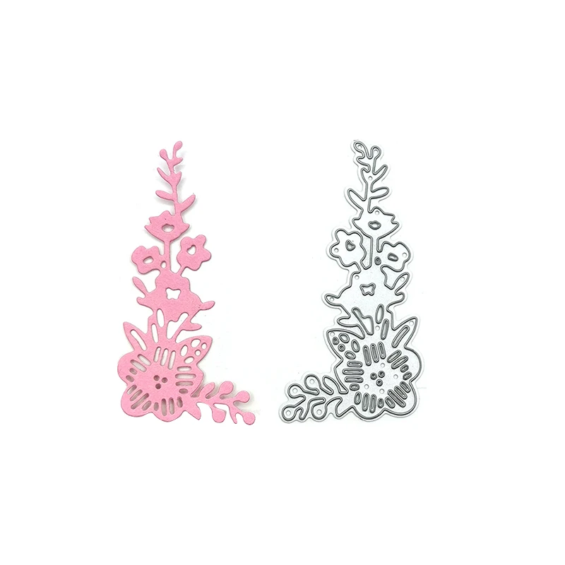 Открытки в альбом украшенные цветами металлические Вырубные штампы для сделай