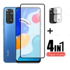 Стекло с полным покрытием для Xiaomi Redmi Note 11S, стекло, закаленное стекло для Xiaomi Redmi Note 11, объектив камеры для Redmi Note 11 Pro 5G