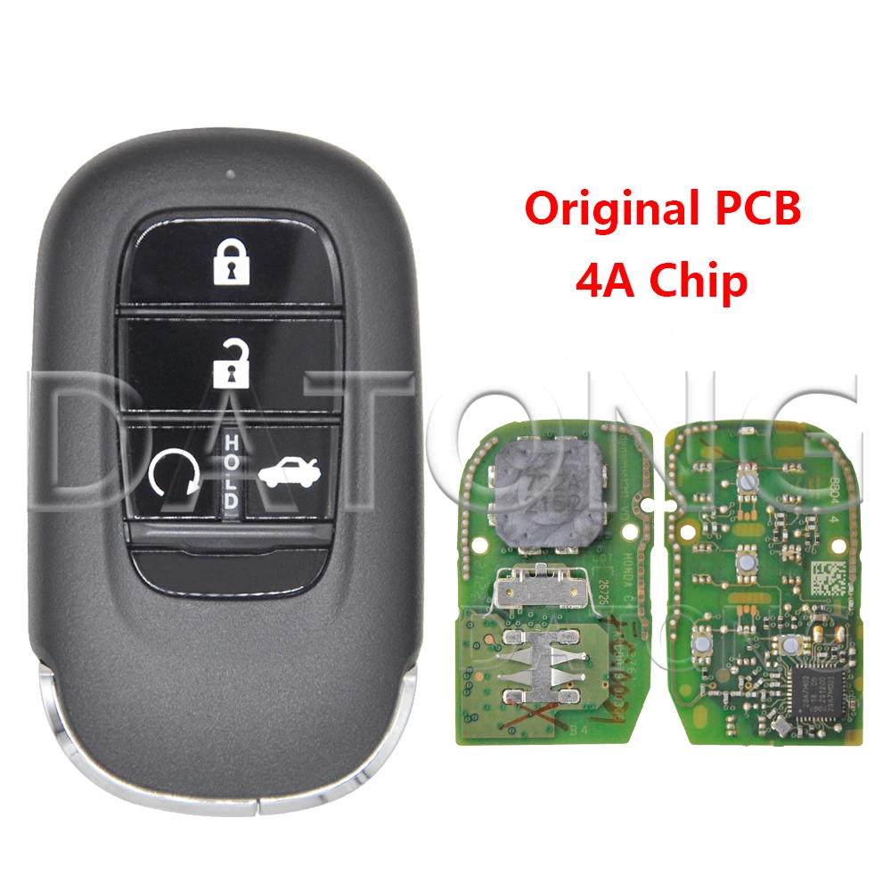 

Оригинальная печатная плата Datong World 4A, чип 313,8 МГц 434 МГц, рекламная карта, Автомобильный ключ дистанционного управления для Honda Civic Accord Odyssey CRV 2022 2023