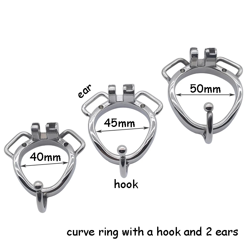 Кольцо на Петух из нержавеющей стали BEADSX с двумя ушами и ремешком ПУ для