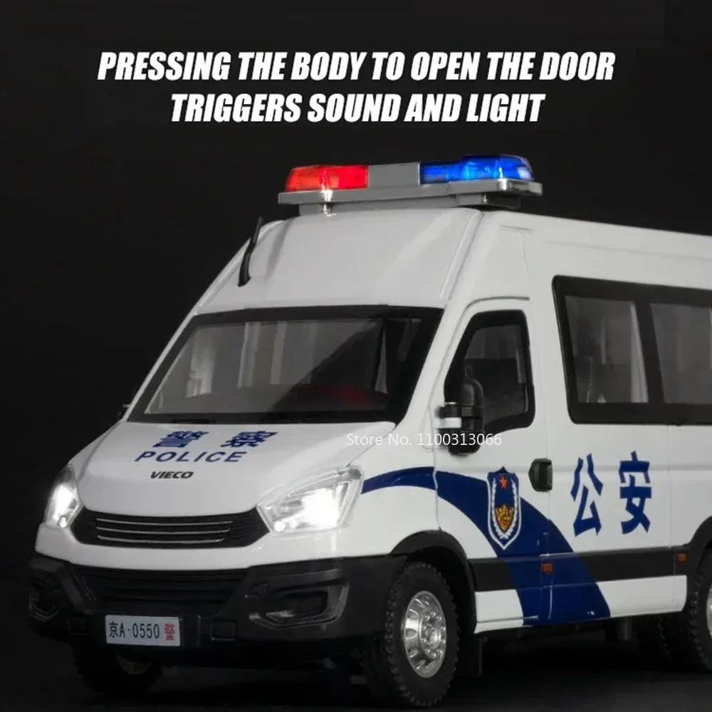 1:24 литые под давлением полицейские автомобили модель автобуса игрушки со