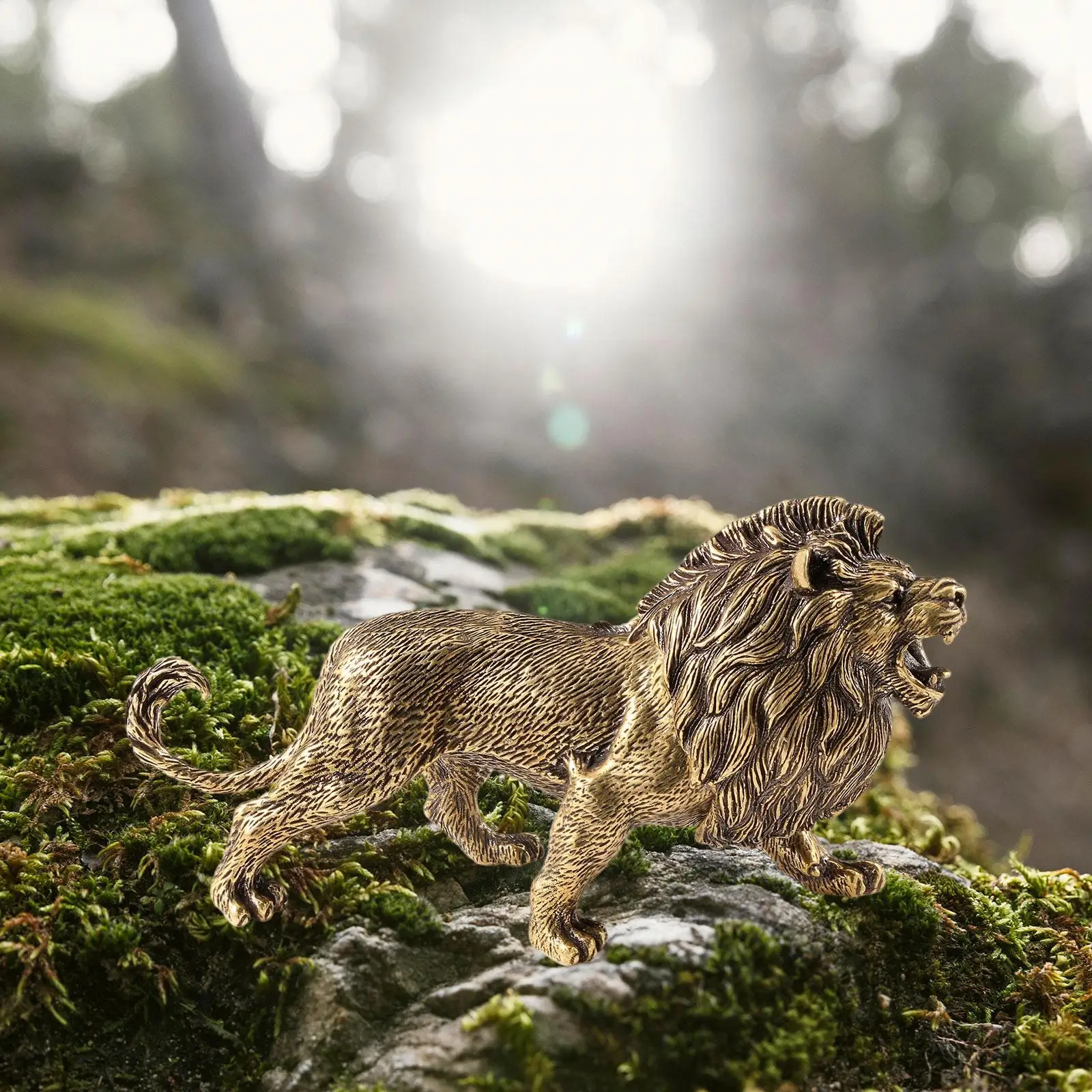 Медная скульптура искусственное украшение для дома ретро-дизайн статуэтка стола
