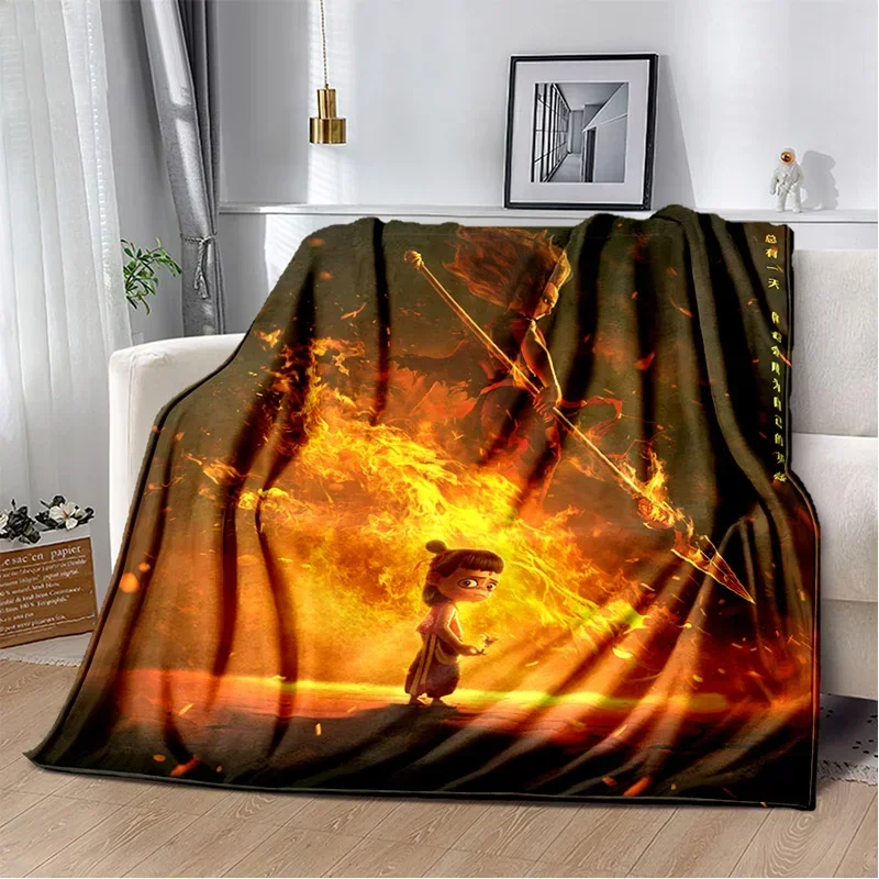 Фланелевое одеяло премиум-класса Nezha для офиса и студентов — зимнее