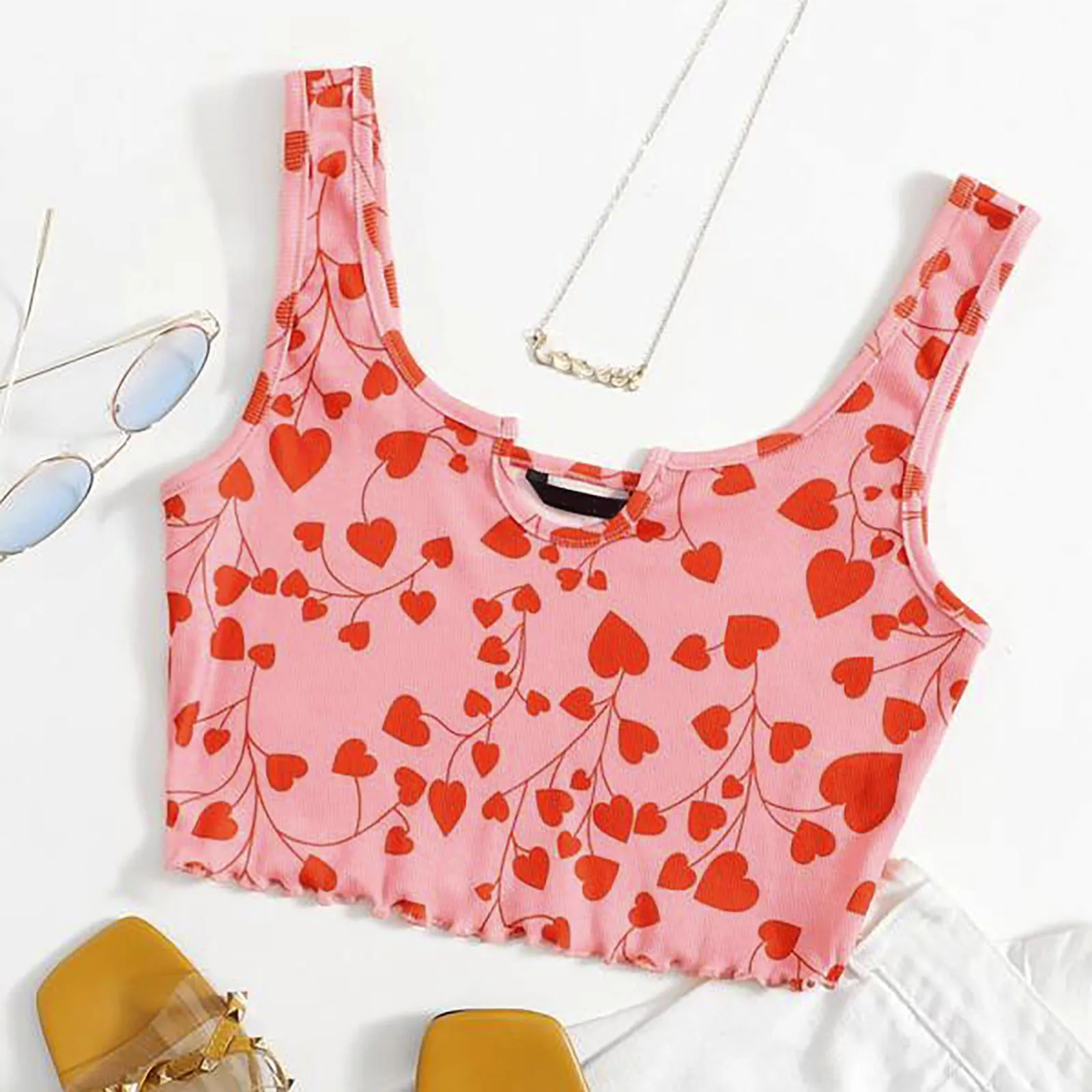 

Кроп-Топ женский бесшовный, укороченный топ на бретелях с принтом lOVE Butterfly, пикантное нижнее белье, Бралетт, укороченный топ, майка