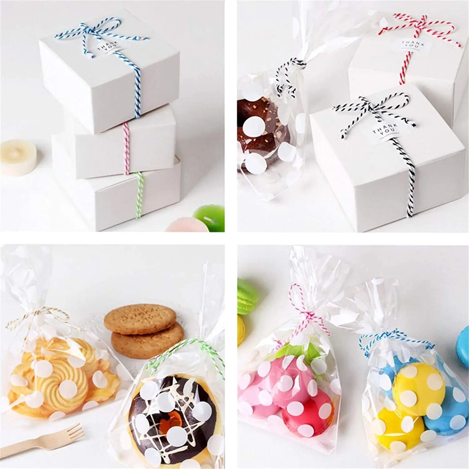 Веревка хлопковая двухцветная 100 м/рулон |