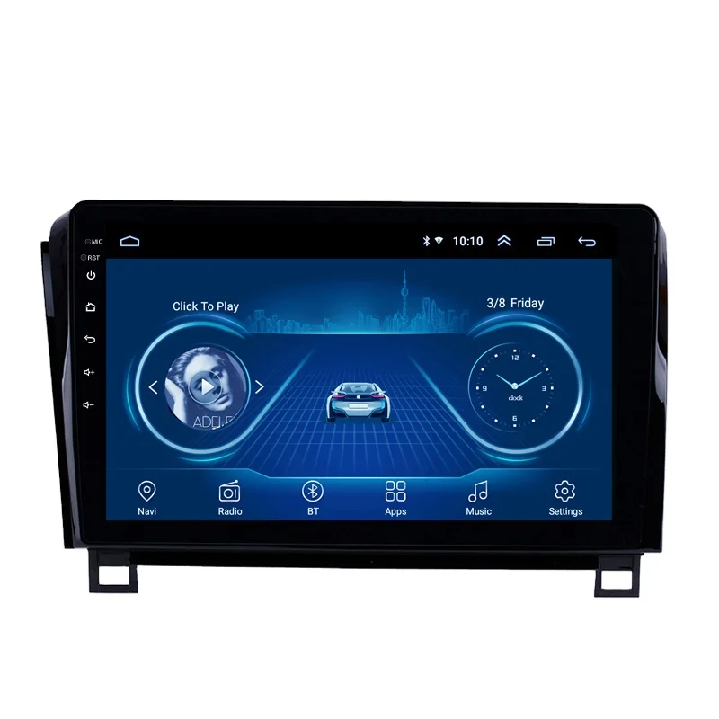 

10.1 inch Car GPS Navigation For Toyota Tundra 2007-2013 Sequoia 2008-2018 audio vehicle radio stereo Android 10(6f3fb416)