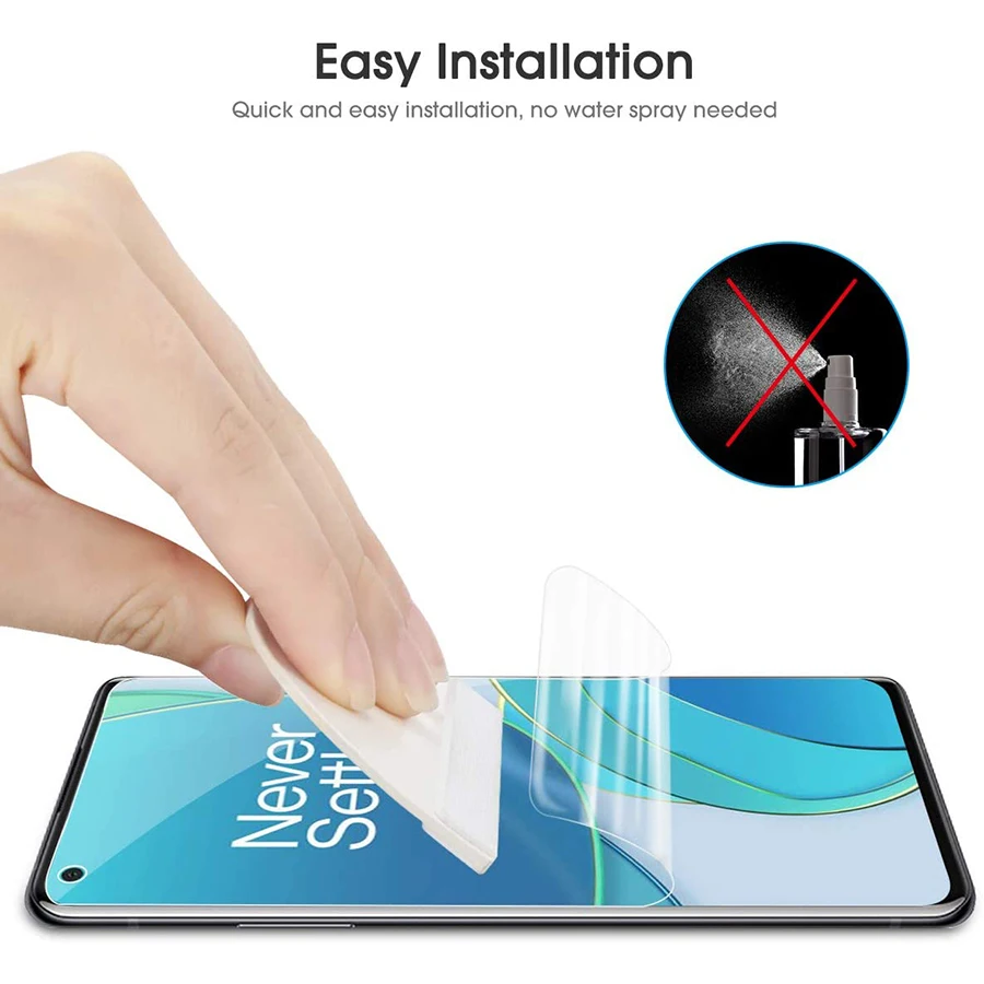Гидрогелевая пленка для Oneplus 7T 8 9 10 Pro OnePlus Ace 1 + 7 защитная из ТПУ OnePLus 9R Nord 2 шт.