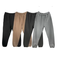 solid season 6 streetwear pants men women kanye west sweatpants velvet cotton season series trousers zipper pocket tag