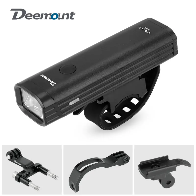

Велосипедная фара Deemount, 400 люмен, 2000 мАч, светодиодный, фонарь, переднее освещение, алюминий, фонарь, руль, вилка, ствол, шлем, лампа EOS210