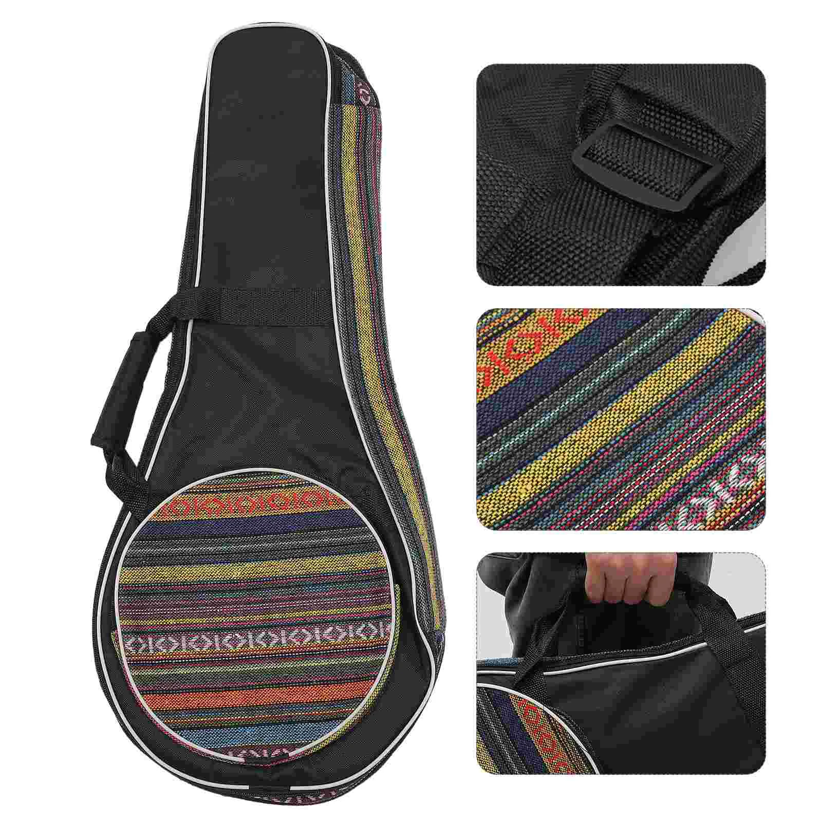 

Mandolincase Instrument Guitar Storage Gig Carrying Style Musical Travel Pouch Holderspecial Bass A Strap Shoulder Strings Picks