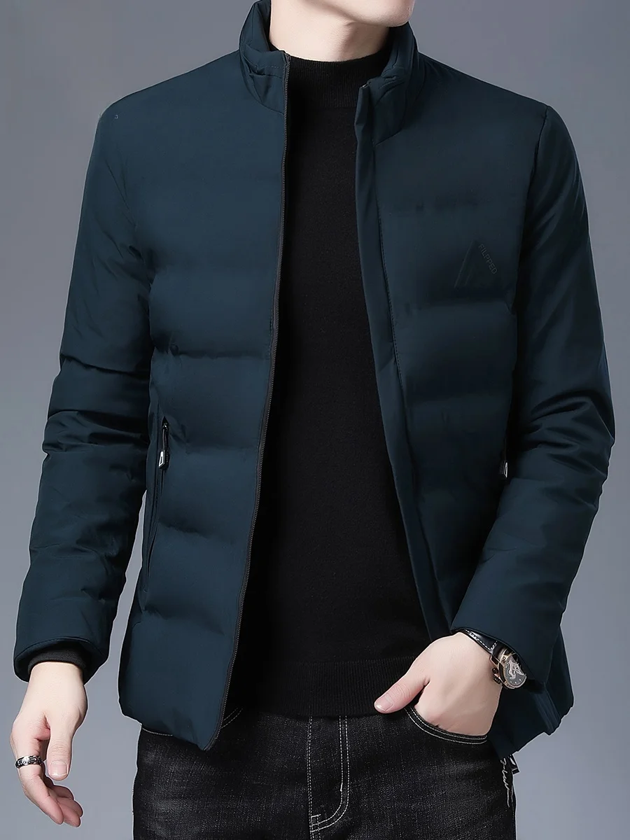 Мужская короткая куртка Romon на хлопковой подкладке новинка 2024 зимняя теплая