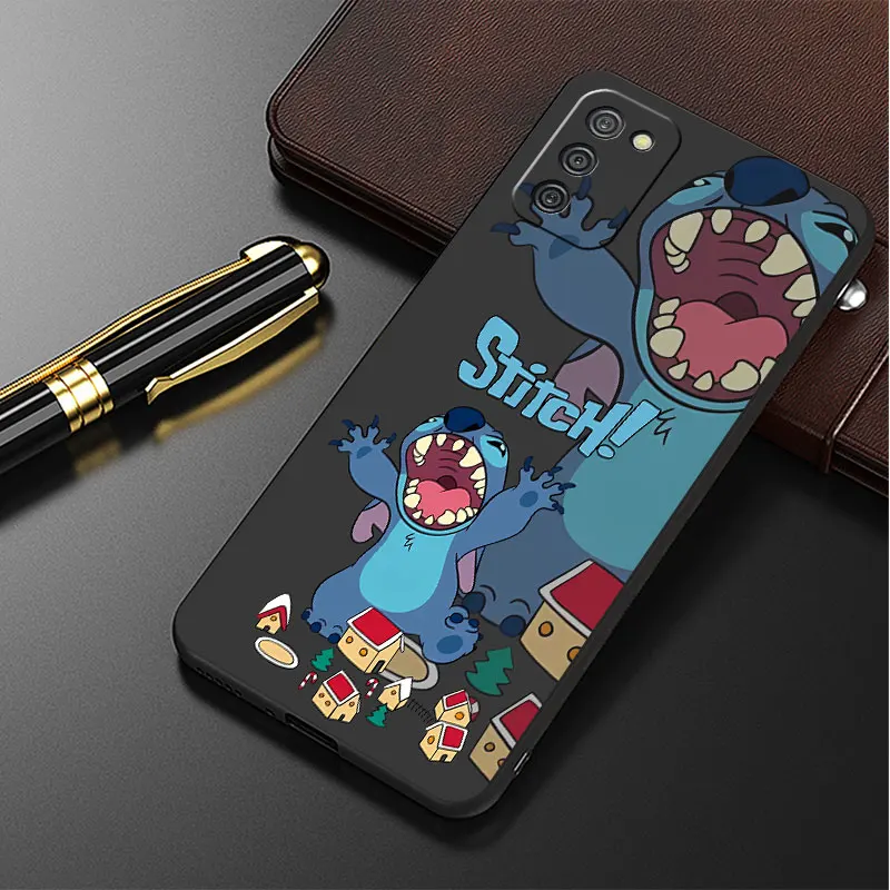 phone Cases for Samsung A55 A22 A14 5G case A12 A35 A54 A73 A70s A15 A24 4G funda Antiscratch cover Disney Turo Planet Stitch