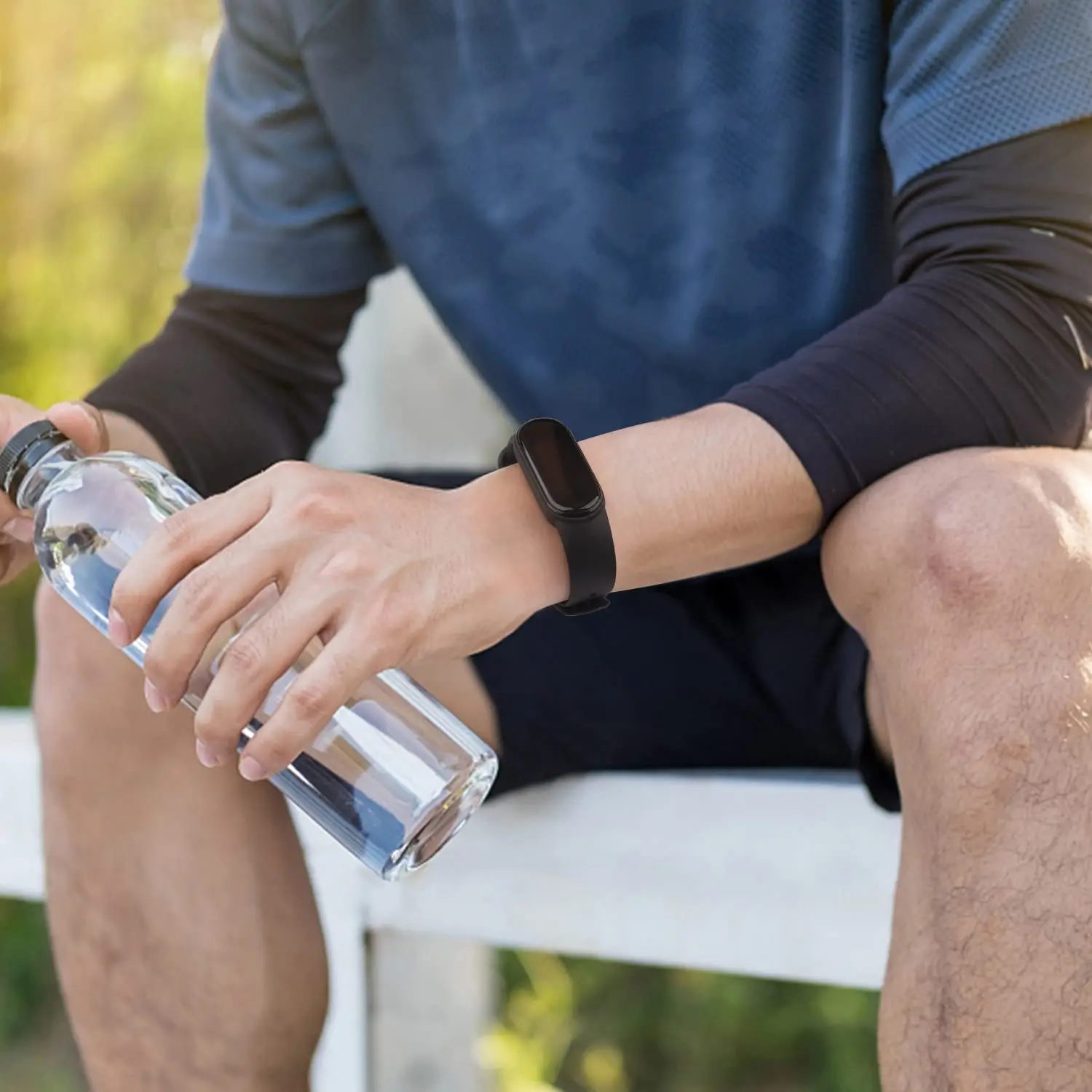 Силиконовый ремешок для Mi band