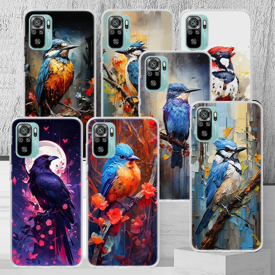 Чехол для телефона Xiaomi Redmi Note 13 12S 12 11 11S 11T 11E 10 Pro Plus 10S 9 9S 9T 8 8T Global 7 C