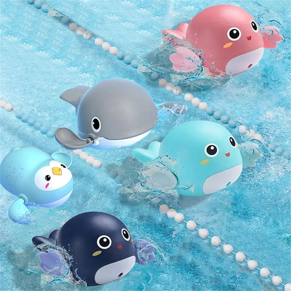 

Toddler Toys Bathing Baby Water Toy Bathtub Infant Swim Turtle Wound-up Chain Clockwork Kids Beach Spray Water Shower Bath Toys