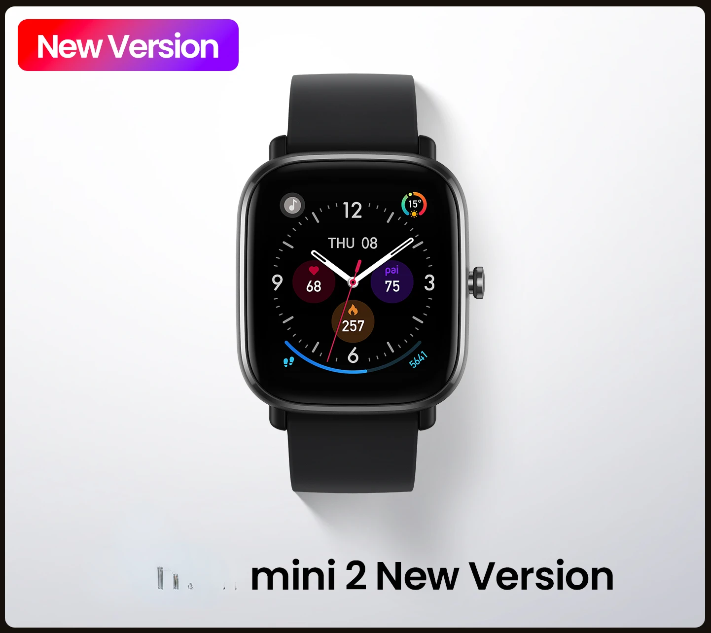 Online Reloj inteligente GTS 2 mini, con más de 68 modos deportivos, monitoreo del sueño, aplicación Zepp para Android e iOS