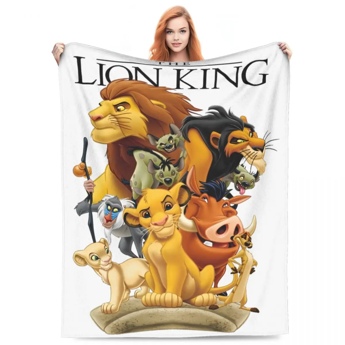 Одеяло с изображением Короля Льва дорожное фланелевое одеяло для улицы мягкое