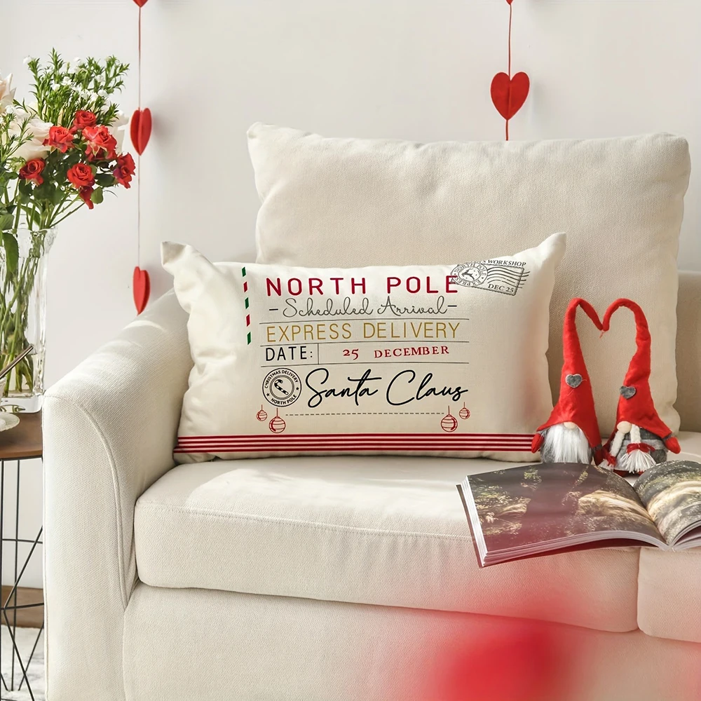 Наволочка North Pole, велюр, 30x50 см / 40x60 см / 50x70 см