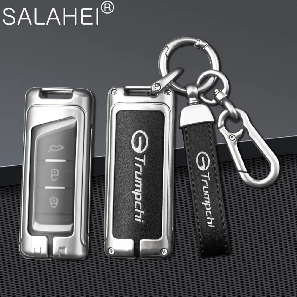 

Zinc Alloy Car Remote Key Fob Case Cover Protector Shell Bag For GAC Trumpchi GA6 GM6 GS3 GS7 GS8 GS5 GS4 Keychain Accessories