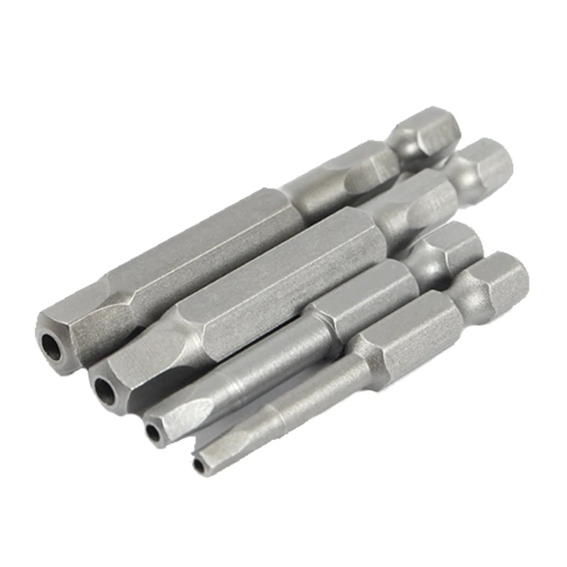

4 Pieces Hex Head All-en Wrench Drill Bit Set Steel Hex Head Screwdriver Bit Set