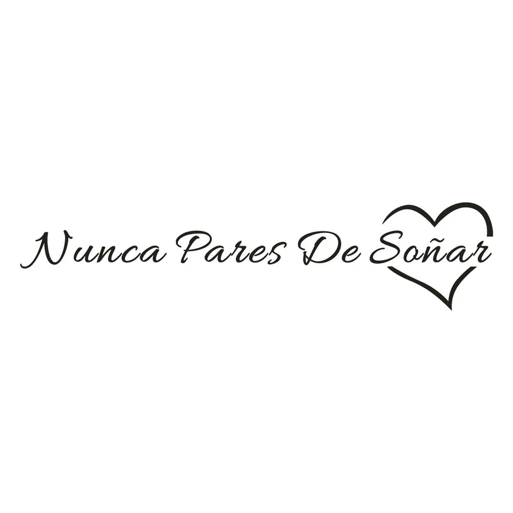 

Decor Mural Home Wall Vinyl Art Nunca Stickers Room Removable Home Decor