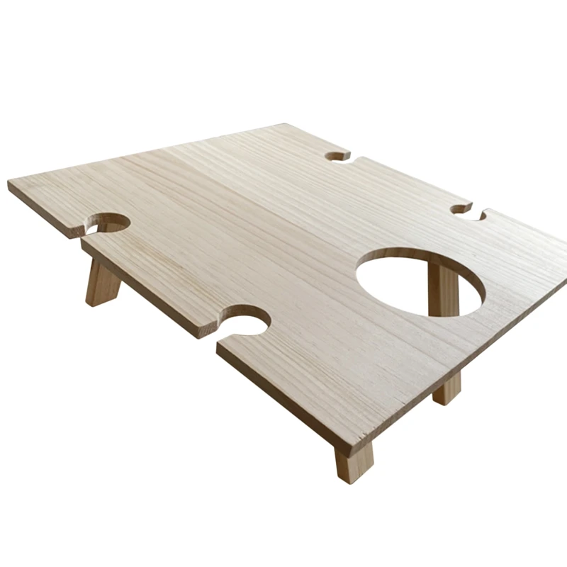 

Outdoor Folding Picnic Table Portable Picnic Table Arrangement Soild Wood Wine Glass Table For Concerts At Park