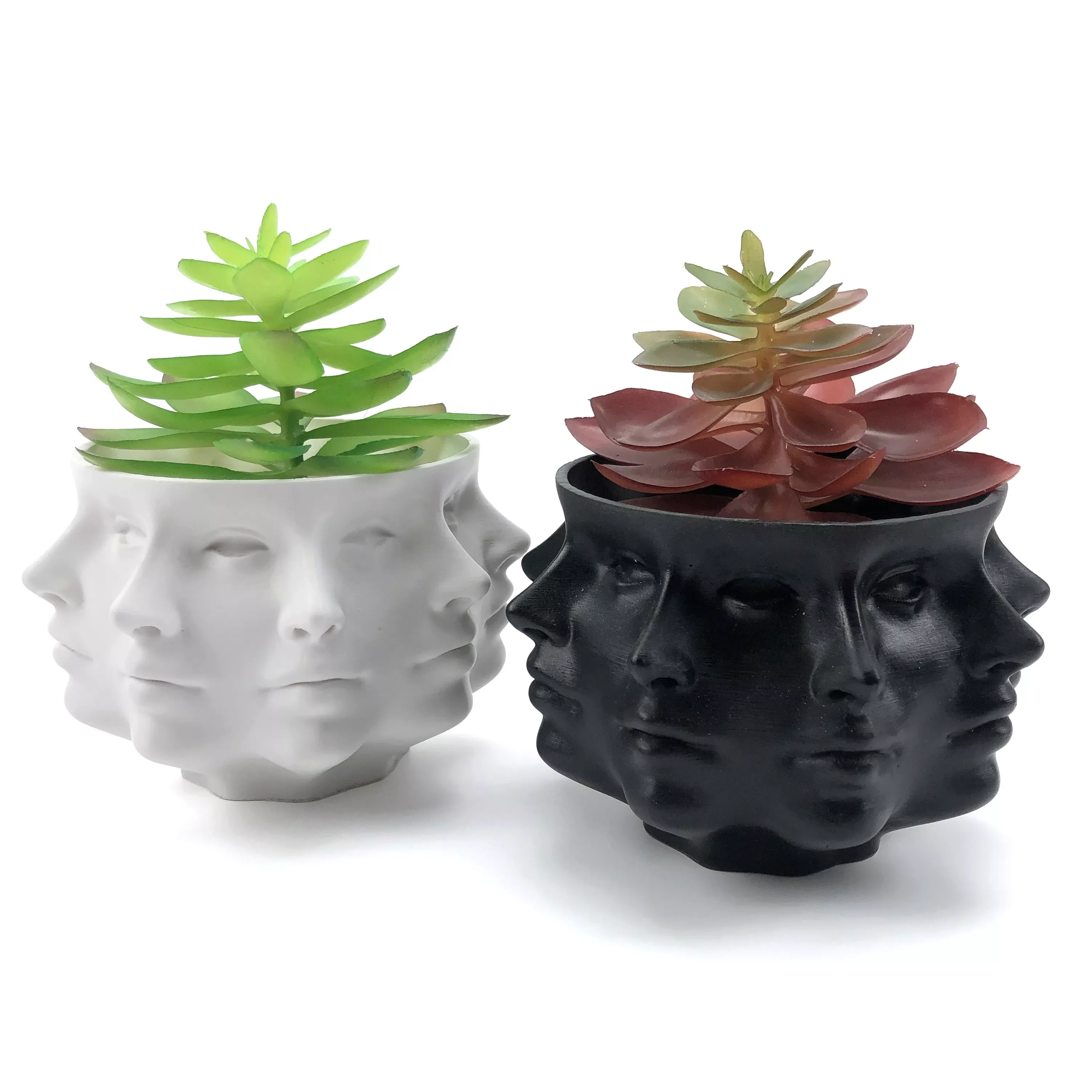 

NEW Multi-Face Succulent Planter Vase Small Face Planter Face Vase Home Decoration Succulent Cactus Indoor Plant Pot