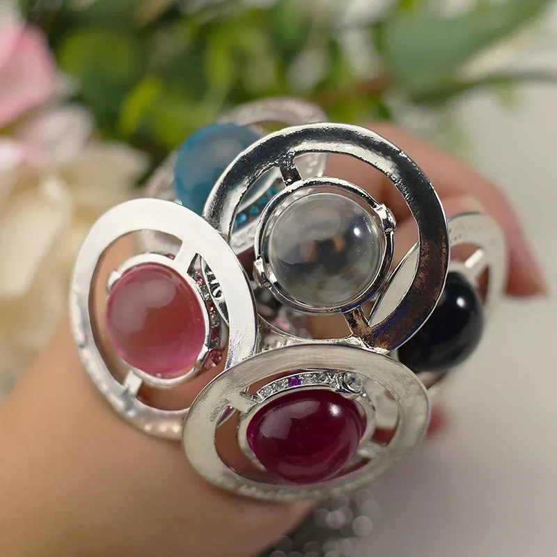 Anime Aana Honjo Ren NANA Saturn Pendants Necklace Womans Jewelry Accessories 10mm Size Glass Ball Gift with Logo At The Bottom