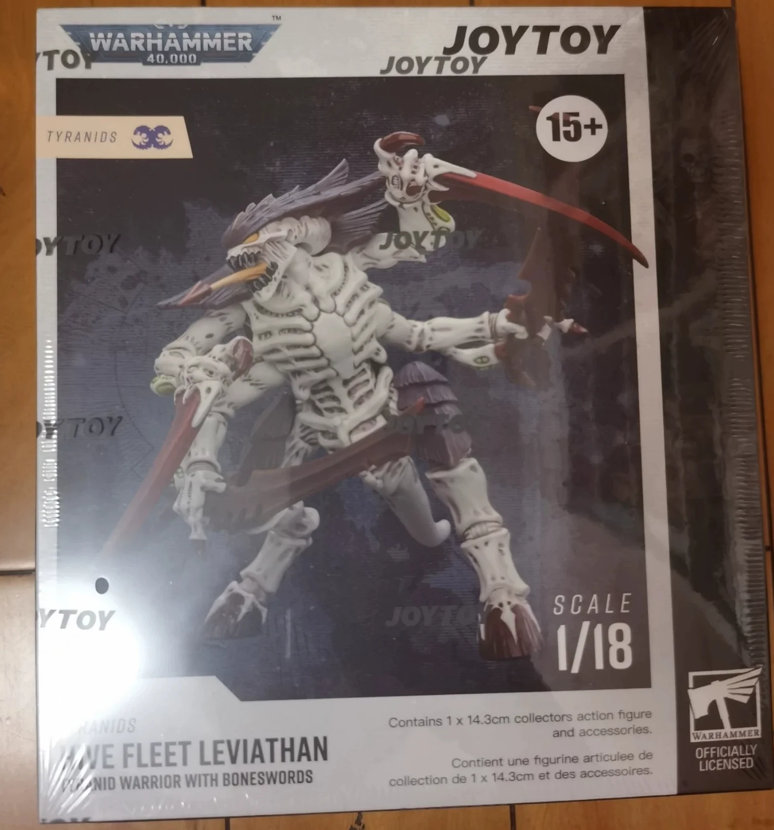 В наличии: JOYTOY Warhammer 40K Tyranids Hive Fleet Leviathan Tyranid Warrior with Boneswords Fleshborer 118 Action Figure (art.: 3920dbe22c938) - 3920dbe22c938